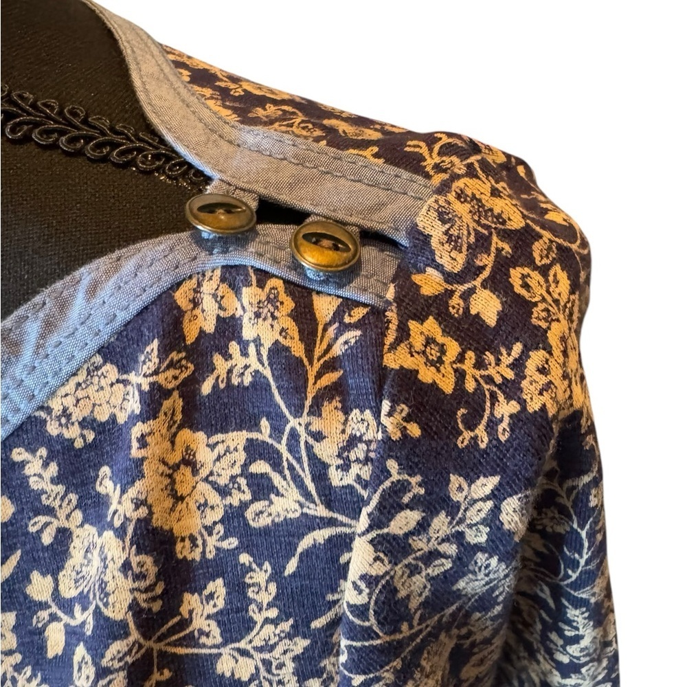Lauren Ralph Lauren Floral Drop Waist Dress Cottagecore Boho Prairie Small Z38 - Picture 4 of 10